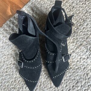 Barbara Bui Boots, ankle boots suede rock and roll